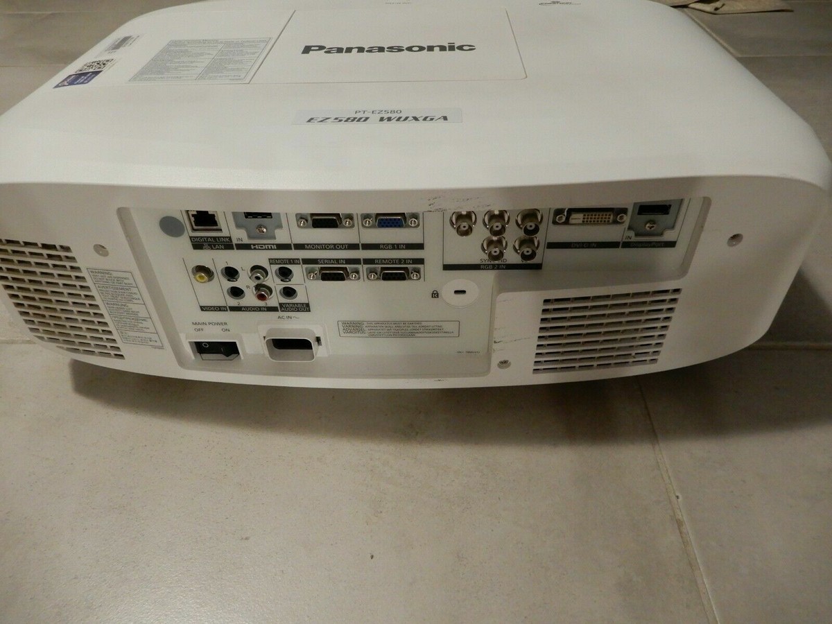 Panasonic PT-EZ580 Full HD Venue WUXGA Church Projector 5400