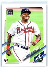 2021 Topps - Vertical, White Jersey #187 Cristian Pache (RC) Braves