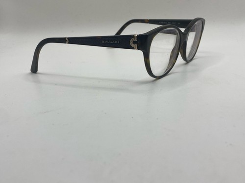 BVLGARI MONTURAS SOLO GAFAS 4106BQ Marrón TORTISE / Cuero Negro 54-17-140 - Imagen 7 de 8
