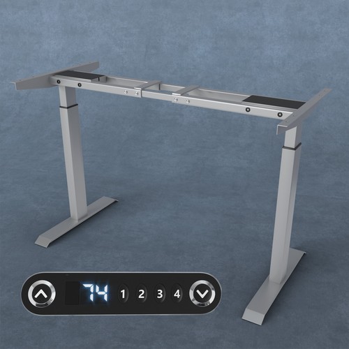Tischgestell Höhenverstellbar Schreibtisch Rahmen Elektrisch Doppelmotor - 140kg - Bild 12 von 18