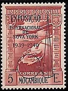 94957f - MOZAMBIQUE - STAMPS - Mundifil # PA 13a New York Expo - MNH Original! - Picture 1 of 1
