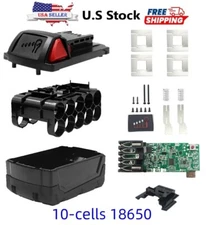 Battery Replacement Case Repair Kit for Milwaukee M18 18V 3.0 4.0 5.0Ah Battery