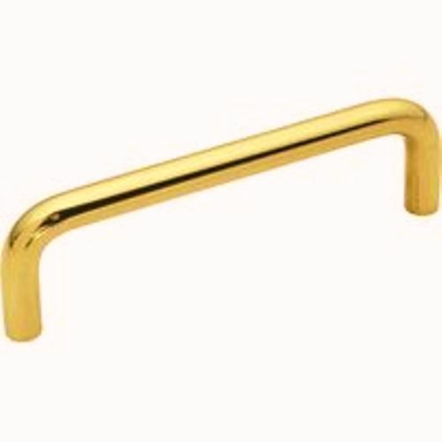 Polished Brass 3 1/2"cc Showcase 12035-PB Cabinet or Drawer Wire Pull Handle Polished Brass 3 1/2"cc Showcase 12035-PB Cabinet or Drawer Wire Pull Handle