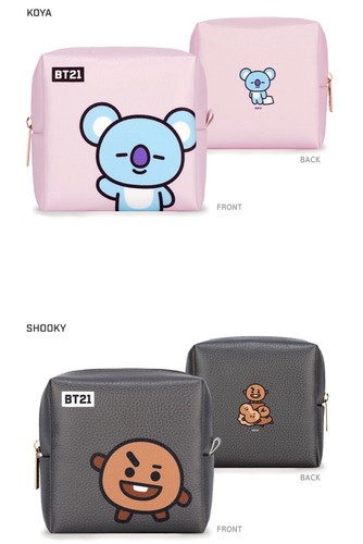 BTS BT21 PU Square Pouch Medium - Bild 2 von 16