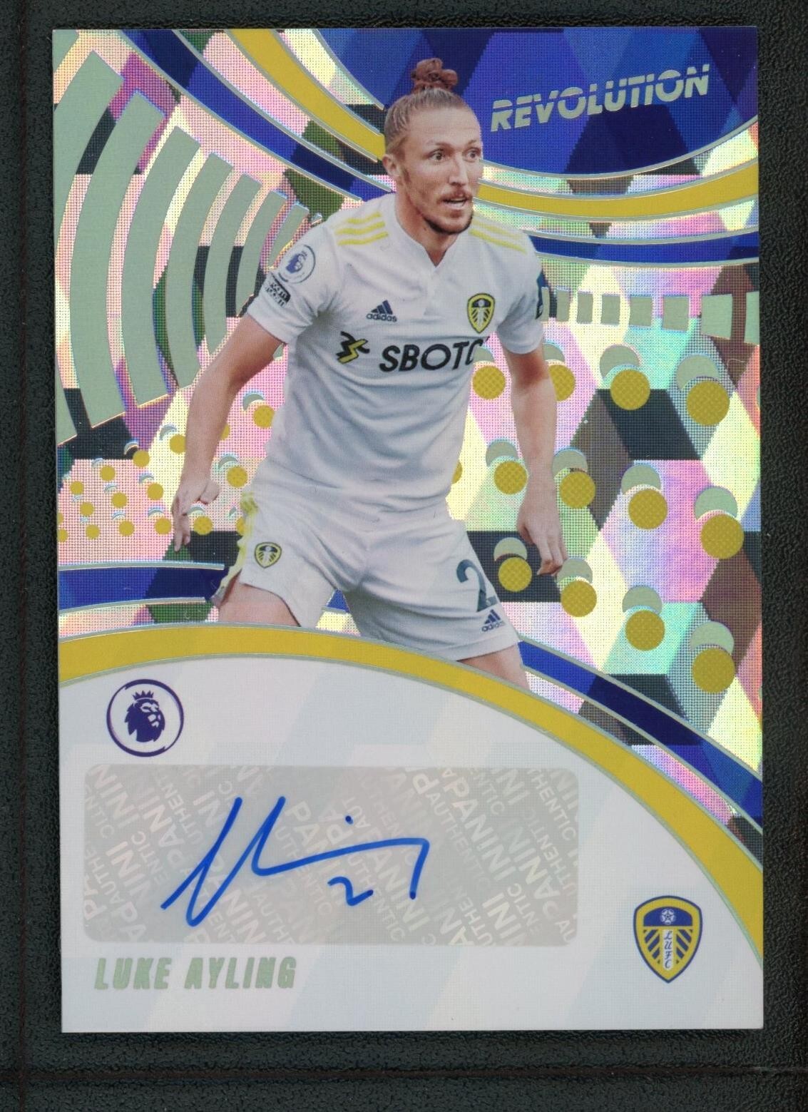 2021-22 LUKE AYLING 13/50 AUTO PANINI REVOLUTION PREMIER LEAGUE CUBIC AUTOGRAPHS