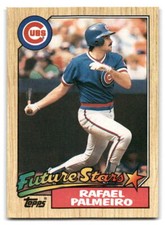 Rafael Palmeiro 1987 Topps Baseball #634 Chicago Cubs Rookie RC