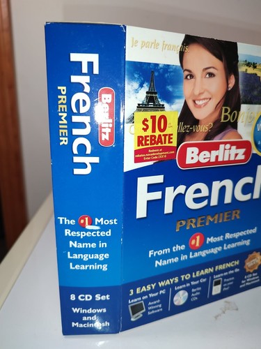 Berlitz French Premier Language CD & Study Set For Windows Or MAC - New Sealed - Picture 7 of 9