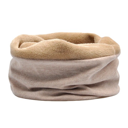Unisex Men Elastic Stretchy Hat Multi-Use Neck Wrap Scarf Hats Velvet Warm Cap - Picture 4 of 13