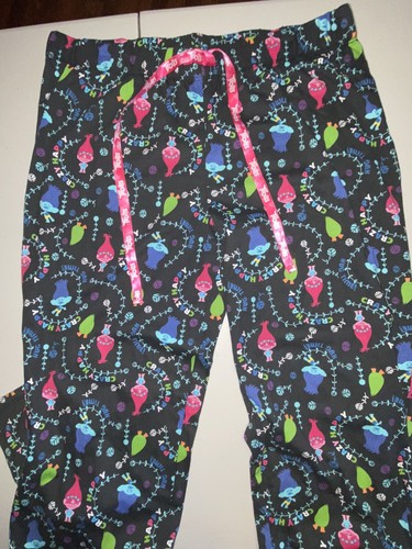 DreamWorks women’s junior Trolls World Tour Pajama medium top & pants - Picture 6 of 10