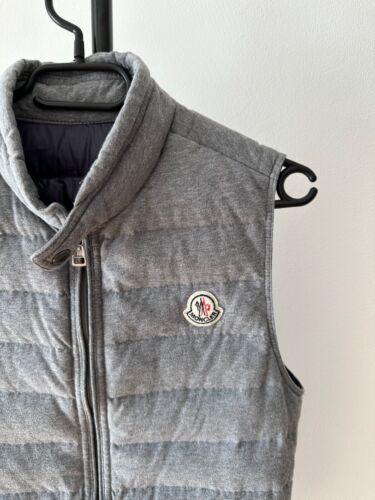 AUTENTICO! Gilet piumino Moncler Gerard gilet XXS grigio - Foto 5 di 17