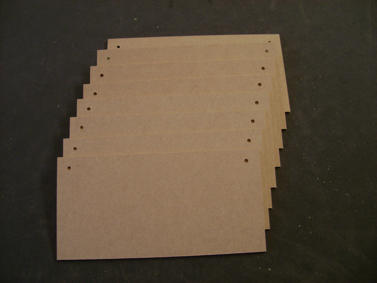 30) 5" x 3" Wooden 4mm MDF Blank Plaque Signs wall hangings plain edge