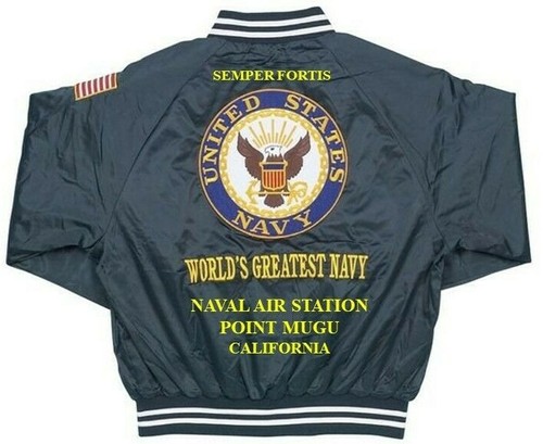 SILVER STRAND COMPLEX USSOCOM CALIFORNIA EMBROIDERED SATIN JACKET(BACK ONLY) - Picture 4 of 11