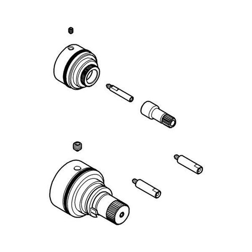 Grohe Juego de Extensión 47781 27,5MM para Rapido T Con Wannen-Thm - Bild 2 von 3