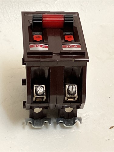 Wadsworth A230NI 30 Amp 2 Pole 2P Type A Metal Foot / Tabs Breaker A230 - Picture 17 of 22