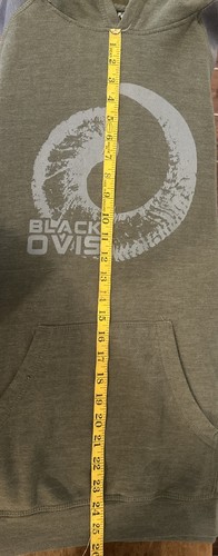 Black Ovis Herren Hoodie Pullover Medium Grün/Grau - Bild 6 von 7