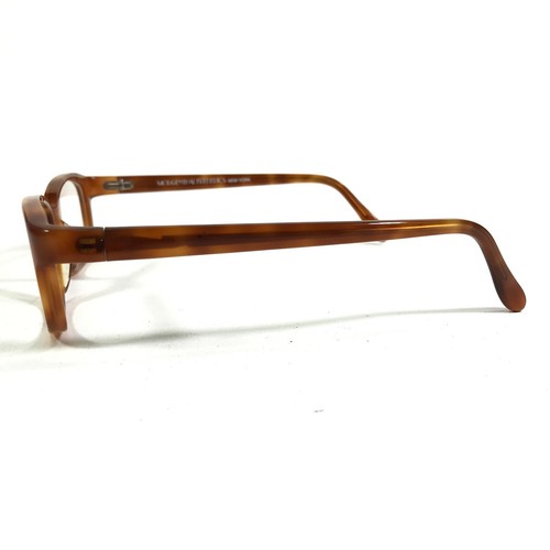 Morgenthal Frederics Eyeglasses Frames 404 342 Brown Rectangular 52-18-130 - Picture 5 of 10