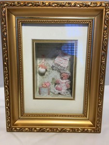 teddy bear shadow box