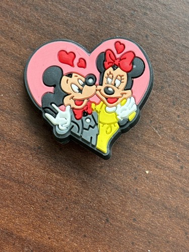 Mickey Mouse und Minnie Herz Schuh Dekoration Charms kostenloser Versand - Bild 4 von 4