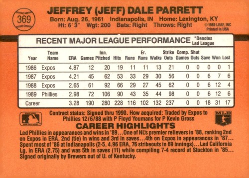 S5R8: 1990 DONRUSS BASEBALL CARDS #'S 29-425 READ DESCRIPTION - Picture 376 of 450