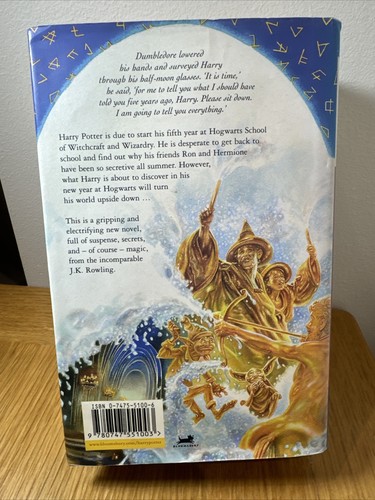 First Edition Harry Potter &  Order of the Phoenix by J.K.Rowling Hardcover,2003 - Bild 2 von 9