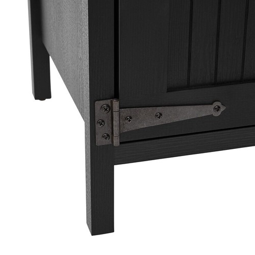 Rustic Farmhouse TV Stand TVs up to 50" W/ Adjustable Shelves & Storage New - Picture 6 of 8