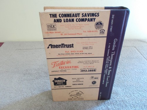 ELENCO TELEFONICO VINTAGE 1981 CONNEAUT,OHIO COPERTINA RIGIDA PAGINE GIALLE BUSINESS - Foto 2 di 12