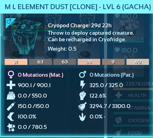 Element Dust Gacha Pair Clone Ark Survival Ascended PVE ASA PC/Xbox/PS5 - Bild 2 von 5