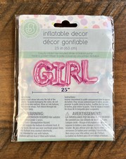 large Baby Girl, Foil Ballons, Baby Shower Or Gender Reveal, Party Decorations