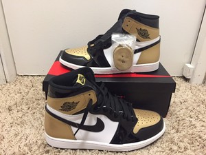 air jordan 1 retro high gold toe