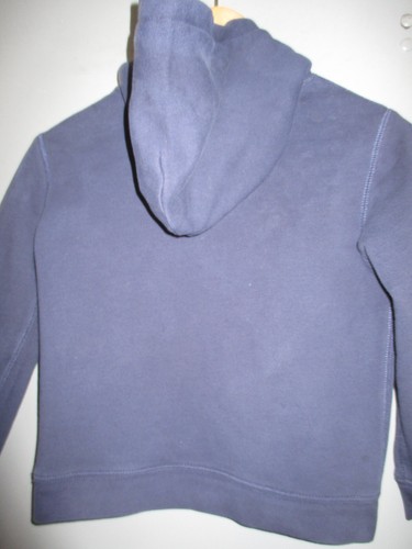 Polo Ralph Lauren Boys Hoodie Size 7 Navy Blue Cotton Blend Hoodie Sweatshirt - Picture 10 of 12