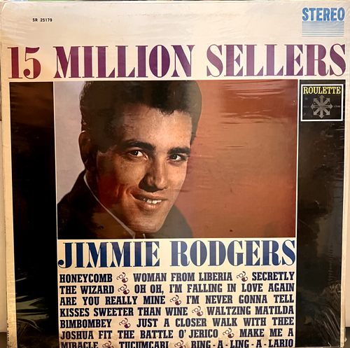 JIMMIE RODGERS - 15 MILLION SELLERS  (SEALED LP) - ROULETTE RECORDS - - Picture 1 of 2