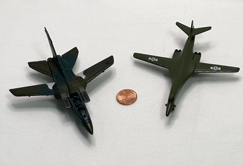 MATCHBOX Boeing B-1B LANCER Moving Wings & Tornado Green F-11 Aardvark Fighter - Picture 1 of 23