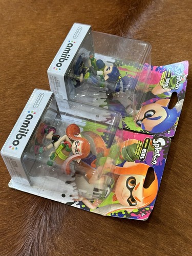 Splatoon Inkling Junge und Inkling Girl Amiibo - Brandneu - Bild 5 von 5