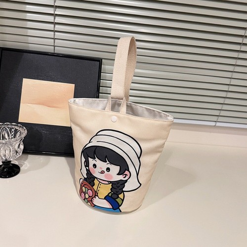 Hand-held Handbag Multi Color Lunch Bag Fashion Commuting Bag Women Girls - Picture 17 of 19