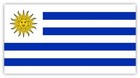 Uruguay Flag Patriotic Sticker Decal Laptop Wall Car Hard Helmet