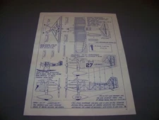 VINTAGE..1930 CURTISS XF6C-6 & 1931 LAIRD LC-DW-300 SOLUTION..3-VIEWS.. (339C)