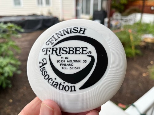 Finnish Finland Helsinki Frisbee MINI Disc Golf #535 (Free Innova Pin) Wham-O - Picture 4 of 7