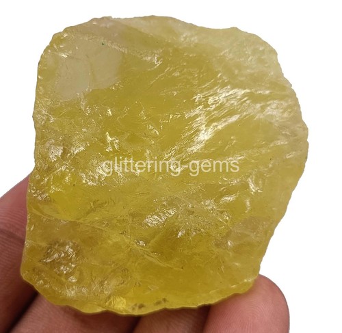 390.00 Ct Natural Lemon Citrine Only 1 Pieces Untreated Specimen Rough IGL 5AIN - Picture 2 of 10