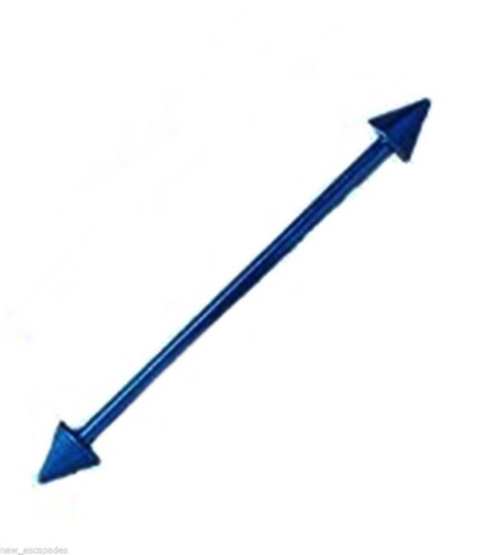 Barra IP Industrial con Picos 5mm Calibre 14 1-1/2" Azul Titanio   - Imagen 1 de 3