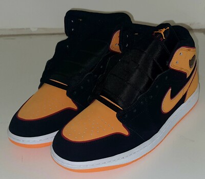 Nike Air Jordan 1 Mid オレンジ/ブラック 楽天市場】NIKE AIR JORDAN 1 MID SE black/vivid orange fj4923