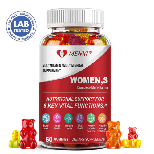 Damen Multivitamin Gummis - Biotinkollagen & Unterstützung des hormonellen Gleichgewichts - Bild 1 von 9