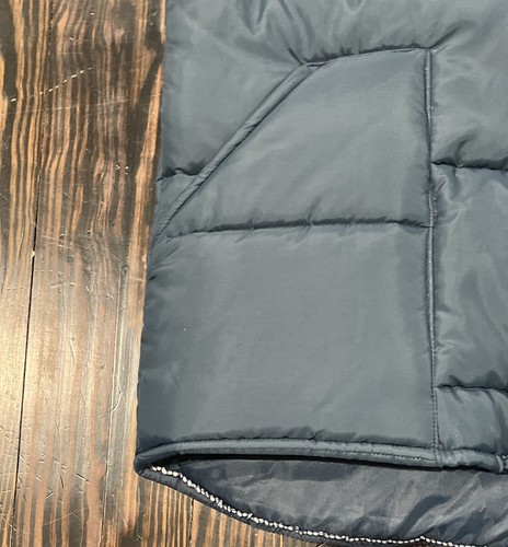 King Louie Vintage Quilted Vest Men’s Large Blue Nylon Made In USA - Picture 5 of 6