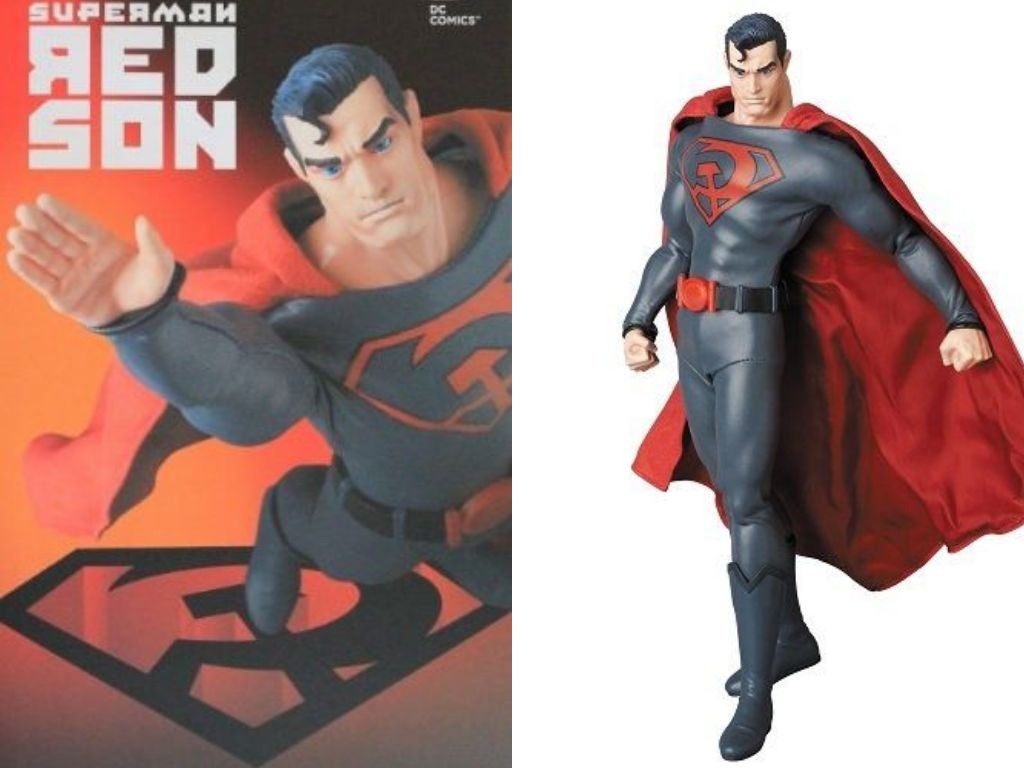 Superman Rojo Son Real Héroe 12" Figura Exclusiva Medicom Rah Dc Nuevo MIB Menta Superman Rojo Son Real Héroe 12