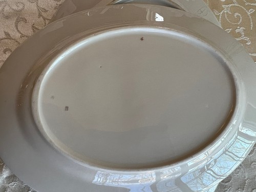 2 Castleton China DORSET Serving Platters Oval Floral Vase Urn 13 inch USA - Picture 5 of 5