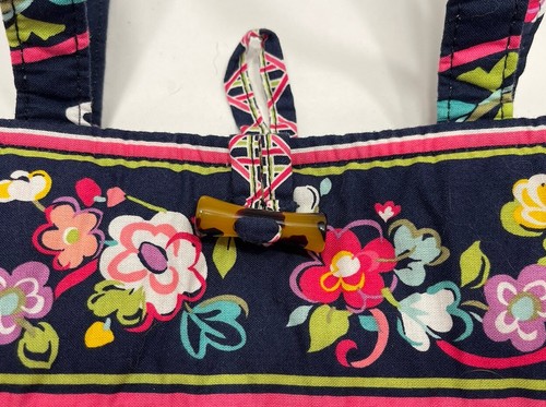 Vera Bradley Floral Tote Ribbons Bag Breast Cancer Awareness - Picture 5 of 15