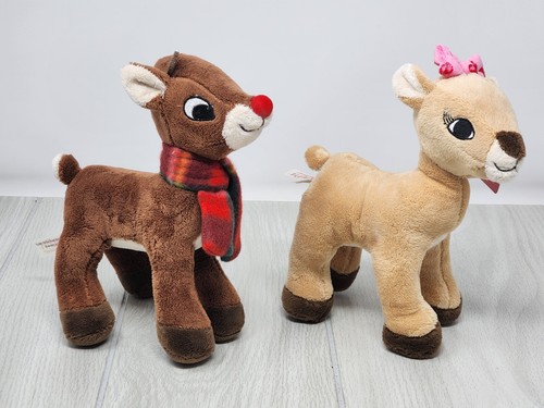 Rudolph das Rentier mit der roten Nase & Clarice Plüschtiere Dan Dee 8 Zoll - Bild 2 von 4