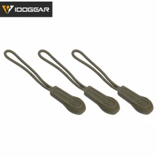 IDOGEAR Tactical Hook Handle Zipper Handle 3PCS Zipper Pull Drawstring Military