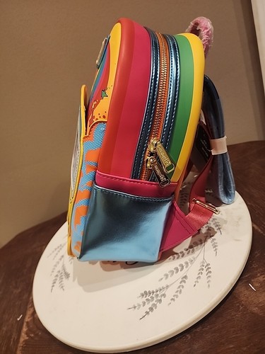 Loungefly the Beatles Magical Mystery Tour Bus Lenticular Mini Backpack NEW - Picture 5 of 5