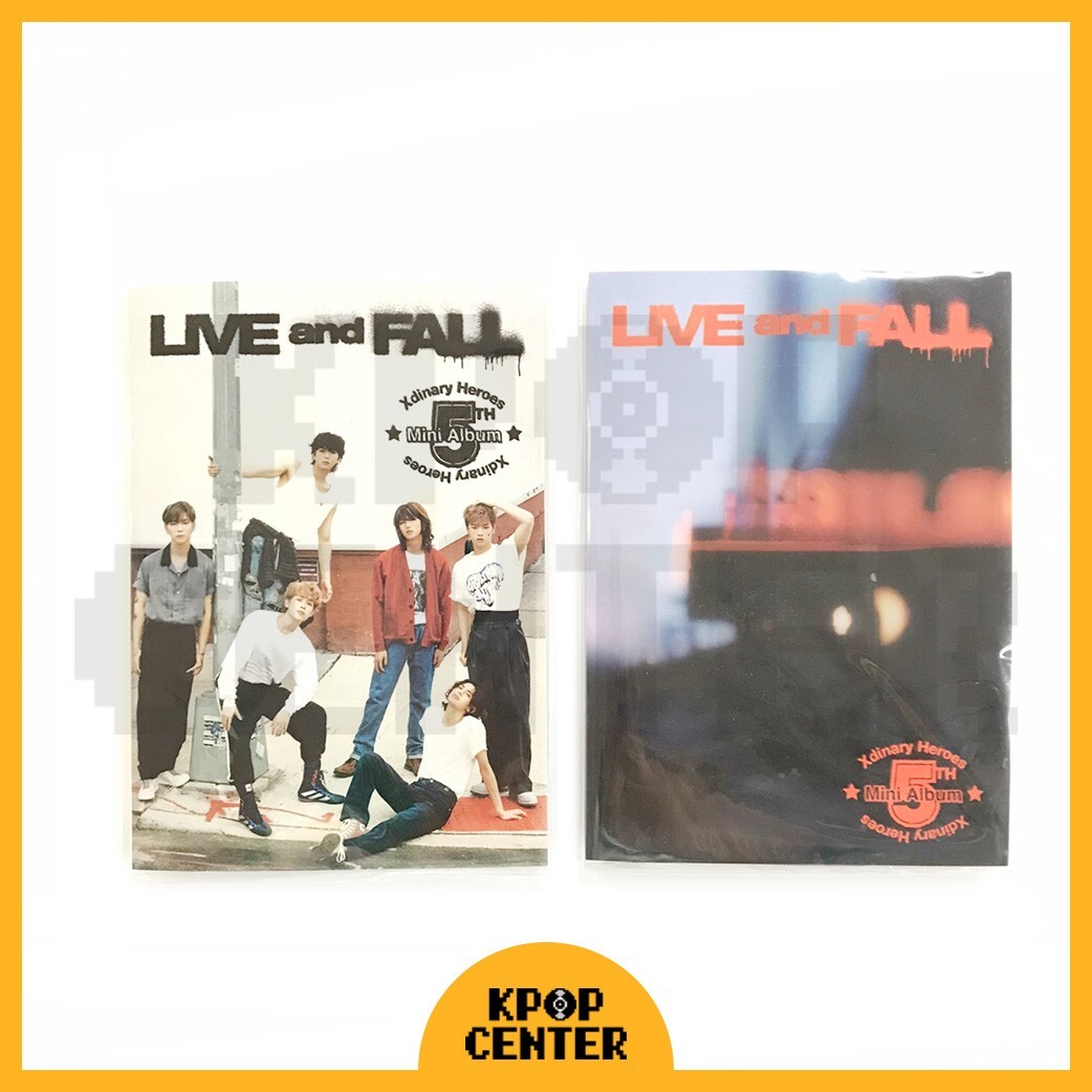 LIVE and FALL 未開封アルバム 50枚 Xdinary Heroes Xdinary Heroes 5th Mini Album LIVE and FALL - JYP SHOP