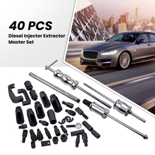 Auto Truck Diesel Injector Extractor Slide Hammer Puller Adapter Tool Kits 40PC - Bild 3 von 12